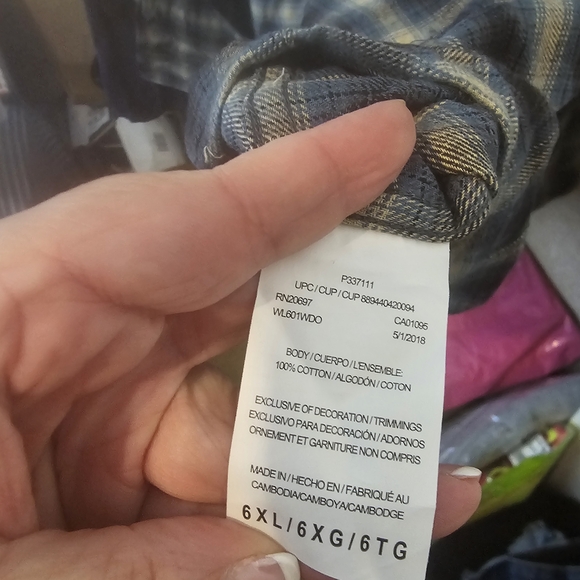 NWT Dickies Blue Lightweight Shirt Jacket 6xl - Picture 3 of 6